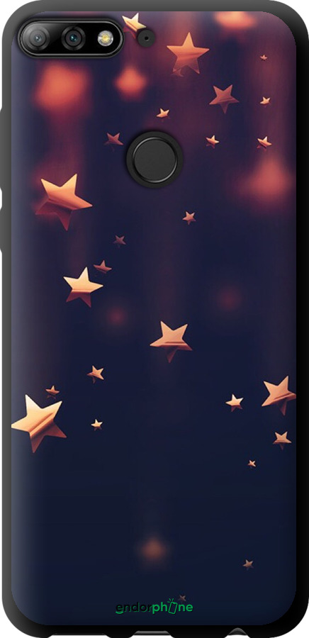 TPU чехол Падающие звезды для Huawei Y7 Prime 2018 - 3974b-1509 изображение 