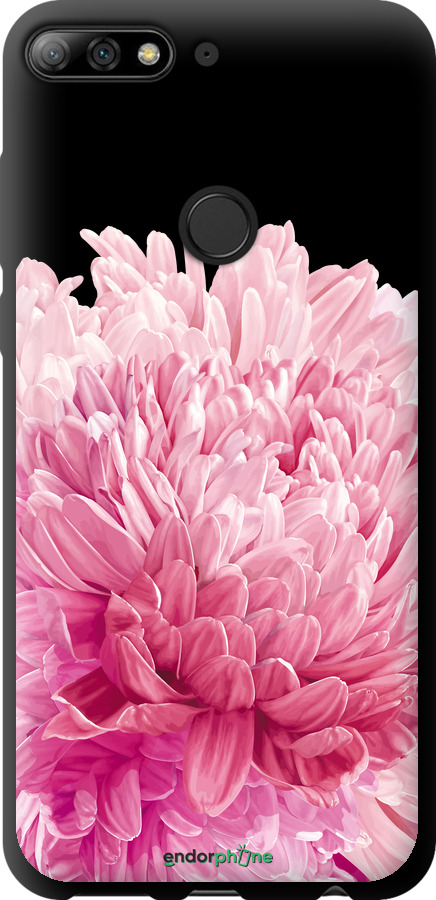 TPU чехол Хризантема для Huawei Y7 Prime 2018 - 4666b-1509 изображение 