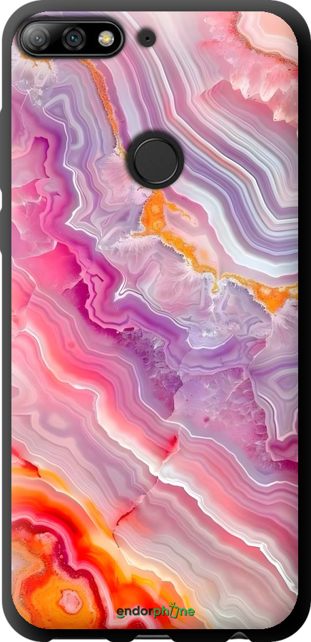 TPU чехол Мрамор 2 для Huawei Y7 Prime 2018 - 6307b-1509 изображение 