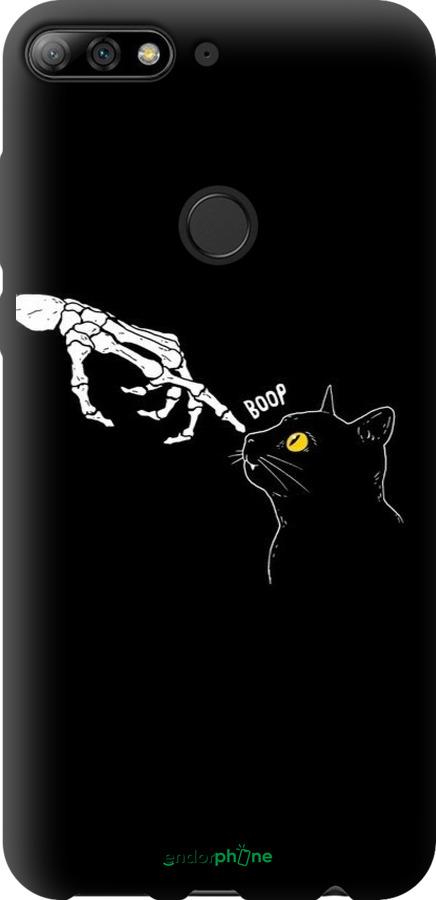 TPU чехол Кішка для Huawei Y7 Prime 2018 - 6505b-1509 изображение 