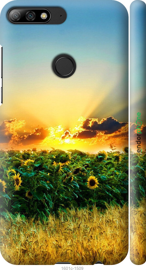 

3D пластиковий матовий чохол "Україна" для Huawei Y7 Prime 2018