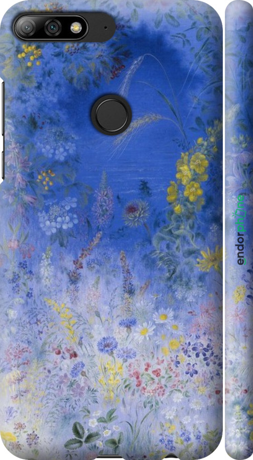 3D пластиковий матовий чехол Білокур для Huawei Y7 Prime 2018 - 5908m-1509 изображение 