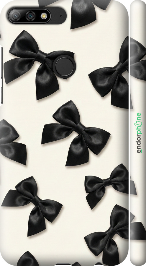 3D пластиковый матовый чехол Dark Coquette для Huawei Y7 Prime 2018 - 6765m-1509 изображение 