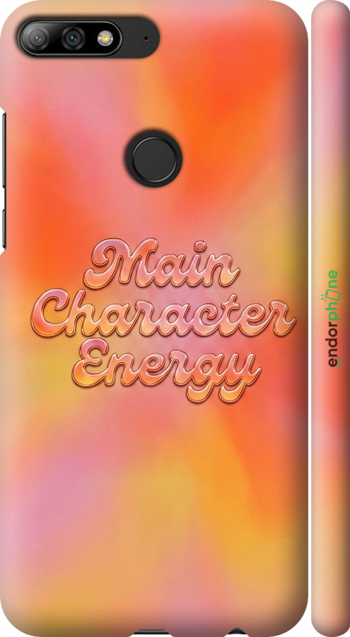 3D пластиковий матовий чехол Aura Gradient Main Character Energy Aesthetic Y2K для Huawei Y7 Prime 2018 - 6783m-1509 изображение 
