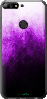 2D пластиковый чехол Абстрактная композиция в фиолетовых тонах для Huawei Y7 Prime 2018 - 6478t-1509 изображение 