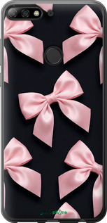 2D пластиковый чехол Coquette Ribbons Dark Coquette для Huawei Y7 Prime 2018 - 6767t-1509 изображение 