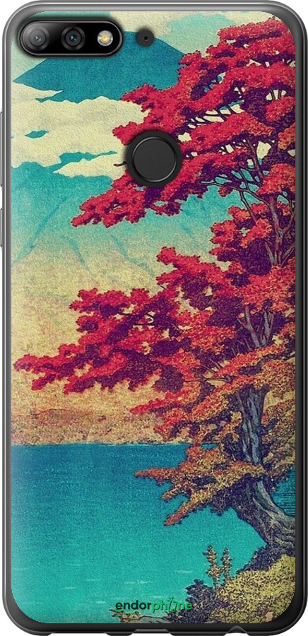 2D пластиковый чехол С изображением природы для Huawei Y7 Prime 2018 - 6469t-1509 изображение 