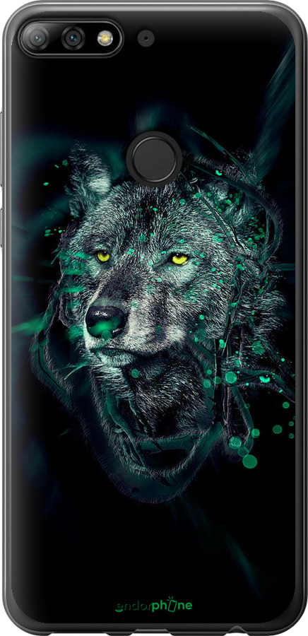 2D пластиковый чехол Wolf для Huawei Honor 7C Pro - 6610t-2070 изображение 