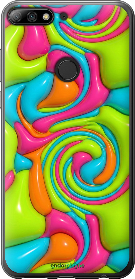 2D пластиковый чехол Y2K Jelly Dream для Huawei Honor 7C Pro - 6780t-2070 изображение 