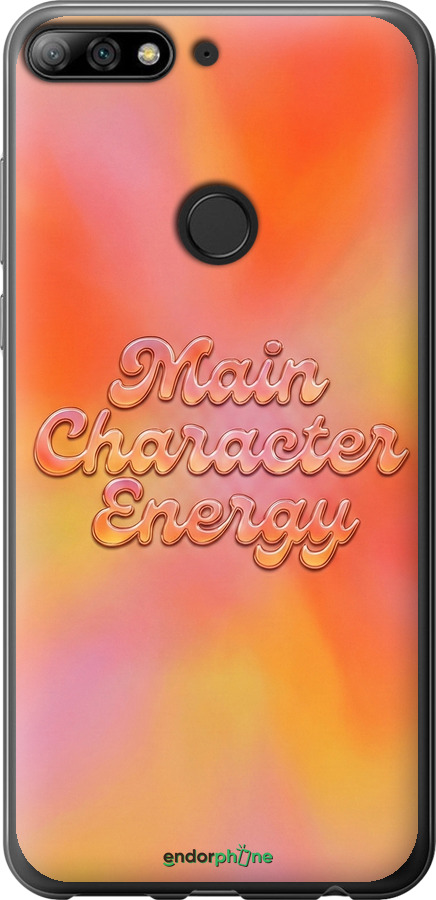2D пластиковый чехол Aura Gradient Main Character Energy Aesthetic Y2K для Huawei Y7 Prime 2018 - 6783t-1509 изображение 