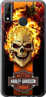 Силиконовый чехол Харлей девидсон для Huawei P Smart 2020 - 6370u-2060 изображение 