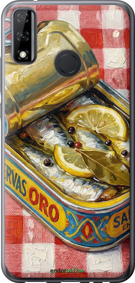 Силиконовый чехол Vintage Sardine Tin Phone для Huawei Y8s - 6772u-2027 изображение 