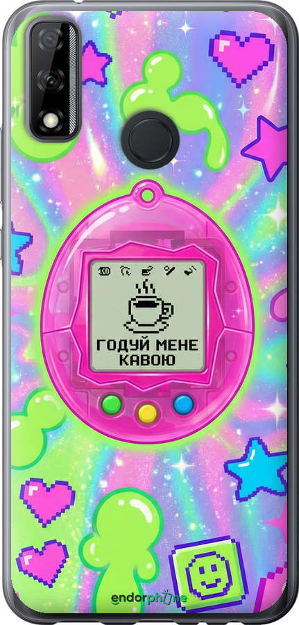 Силиконовый чехол Y2K Aesthetic Retro Pet: Годуй мене кавою для Huawei P Smart 2020 - 6784u-2060 изображение 