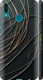 3D пластиковый матовый чехол Связь между мирами для Huawei Y9 2019 - 5837m-1602 изображение 