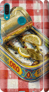 3D пластиковый матовый чехол 'Vintage Sardine Tin Phone' для Huawei Y9 2019 изображение 7