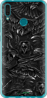 Силиконовый чехол Воронья ярость для Huawei Y9 2019 - 6474u-1602 изображение 