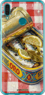 Силиконовый чехол Vintage Sardine Tin Phone для Huawei Y9 2019 - 6772u-1602 изображение 