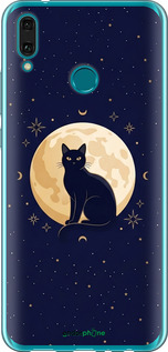 Силиконовый чехол Cute Cat Celestial/Witchy для Huawei Y9 2019 - 6787u-1602 изображение 