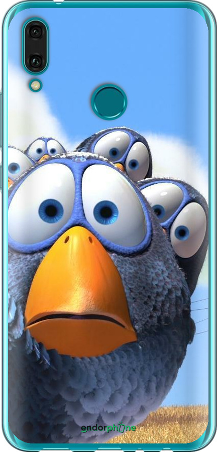 Силіконовий чехол Angry Birds для Huawei Y9 2019 - 6008u-1602 изображение 
