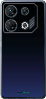 Силіконовий чехол Градієнт у темно-синьому стилі для Infinix GT 10 pro - 6542u-3172 изображение 