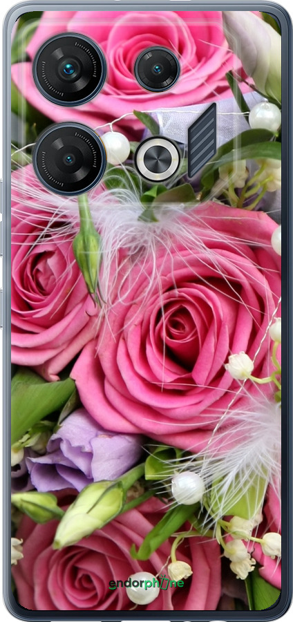 

Силіконовий чохол "Ніжність" для Infinix GT 10 pro, Рожевий