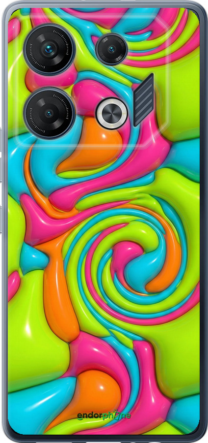 Силиконовый чехол Y2K Jelly Dream для Infinix GT 10 pro - 6780u-3172 изображение 