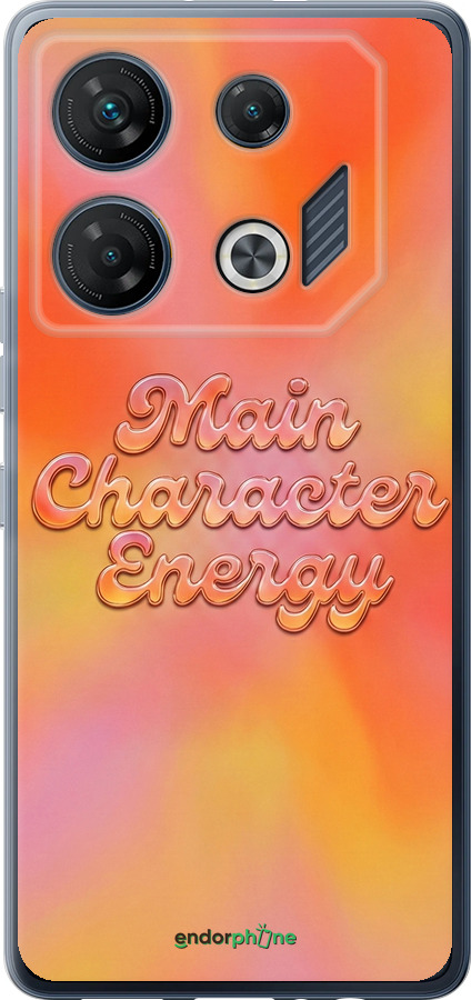 Силиконовый чехол Aura Gradient Main Character Energy Aesthetic Y2K для Infinix GT 10 pro - 6783u-3172 изображение 