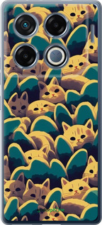 Силіконовий чехол Із зображенням котиків для Infinix GT 20 Pro - 6429u-3735 изображение 