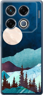 Силіконовий чехол Гірська ідилія нічний краєвид для Infinix GT 20 Pro - 6488u-3735 изображение 