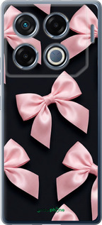 Силиконовый чехол Coquette Ribbons Dark Coquette для Infinix GT 20 Pro - 6767u-3735 изображение 
