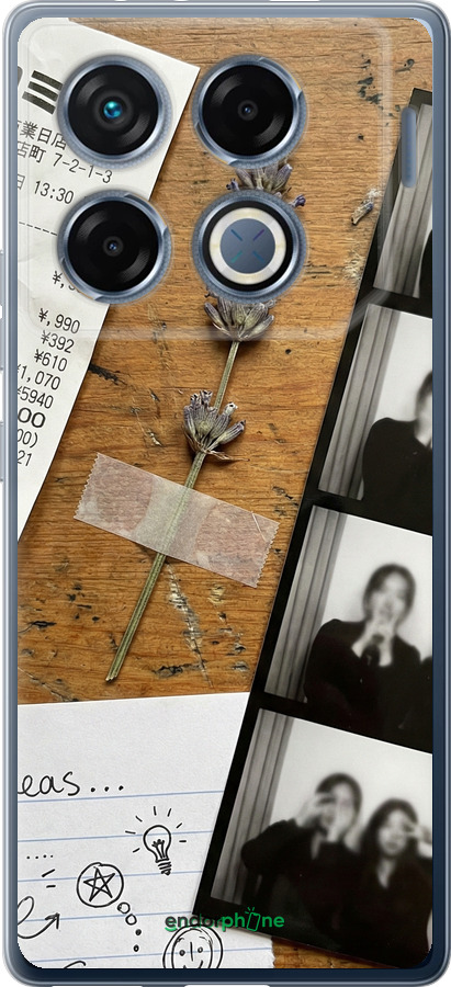 Силиконовый чехол Aesthetic Scrapbook Collage для Infinix GT 20 Pro - 6773u-3735 изображение 