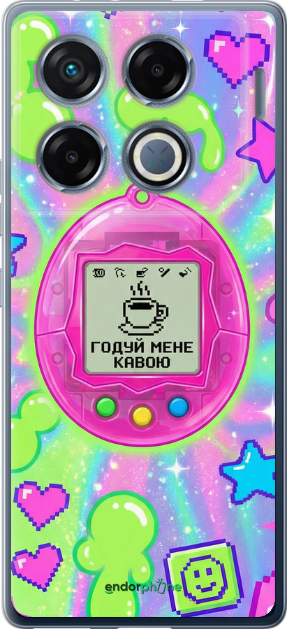 Силіконовий чехол Y2K Aesthetic Retro Pet: Годуй мене кавою для Infinix GT 20 Pro - 6784u-3735 изображение 