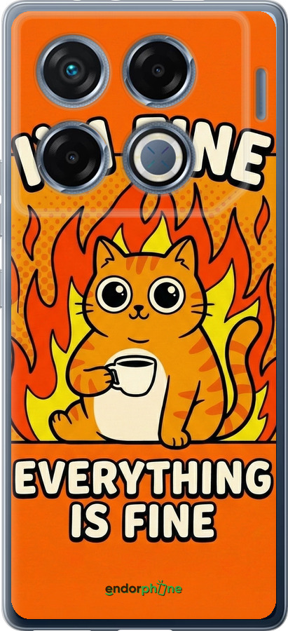 Силіконовий чехол Funny Cat для Infinix GT 20 Pro - 6786u-3735 изображение 