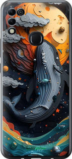 Силіконовий чехол Кит у космосі для Infinix Hot 11 Play - 6328u-2756 изображение 