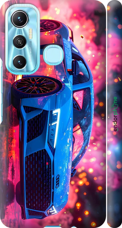 3D пластиковий матовий чехол Ауди для Infinix Hot 11 - 6286m-2762 изображение 