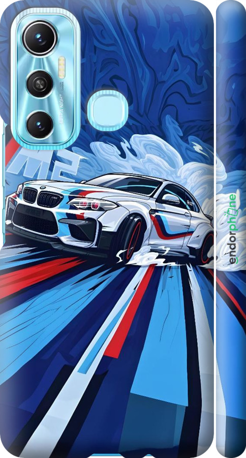 3D пластиковий матовий чехол БМВ для Infinix Hot 11 - 6292m-2762 изображение 