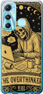 Силиконовый чехол The Overthinker для Infinix Hot 11 - 6774u-2762 изображение 