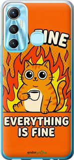 Силиконовый чехол 'Funny Cat' для Infinix Hot 11 изображение 10