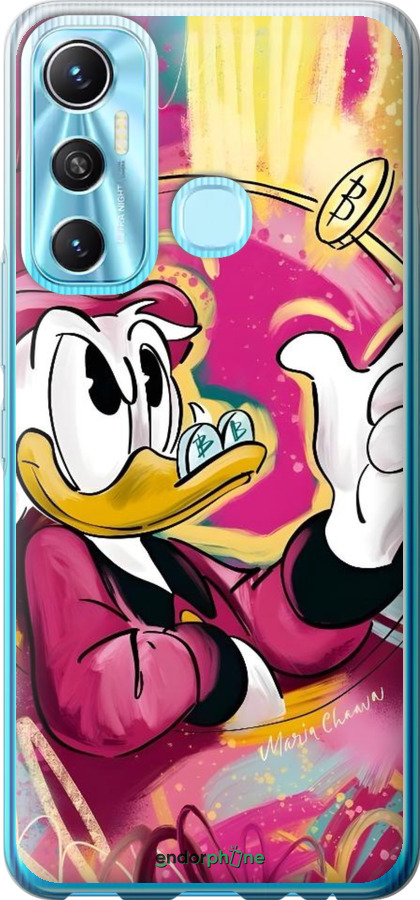 Силиконовый чехол Скрудж для Infinix Hot 11 - 6283u-2762 изображение 