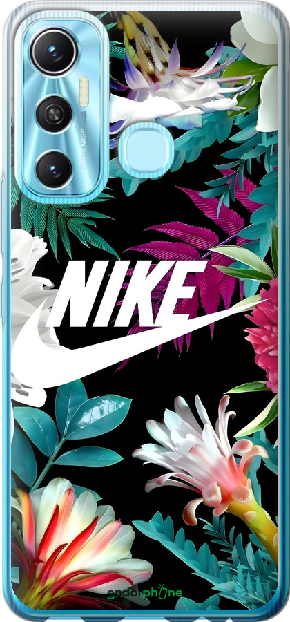 Силиконовый чехол Nike для Infinix Hot 11 - 6378u-2762 изображение 