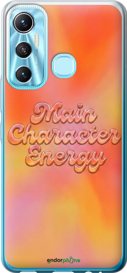 Силиконовый чехол Aura Gradient Main Character Energy Aesthetic Y2K для Infinix Hot 11 - 6783u-2762 изображение 