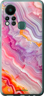 Силиконовый чехол Мрамор 2 для Infinix Hot 11S - 6307u-2757 изображение 