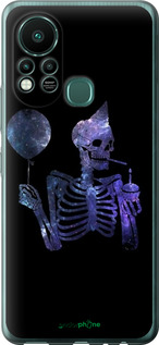 Силіконовий чехол Скелетне мистецтво для Infinix Hot 11S - 6536u-2757 изображение 
