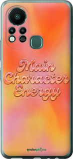 Силиконовый чехол Aura Gradient Main Character Energy Aesthetic Y2K для Infinix Hot 11S - 6783u-2757 изображение 
