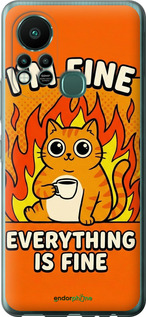 Силіконовий чохол 'Funny Cat' для Infinix Hot 11S зображення 5