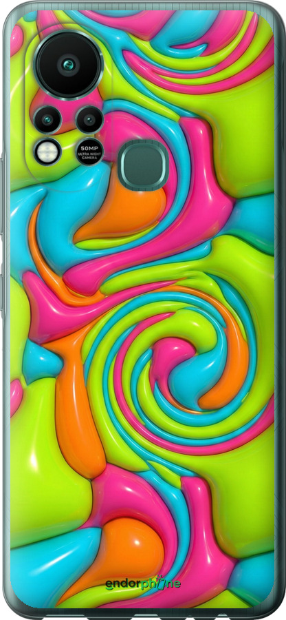 Силіконовий чехол Y2K Jelly Dream для Infinix Hot 11S - 6780u-2757 изображение 