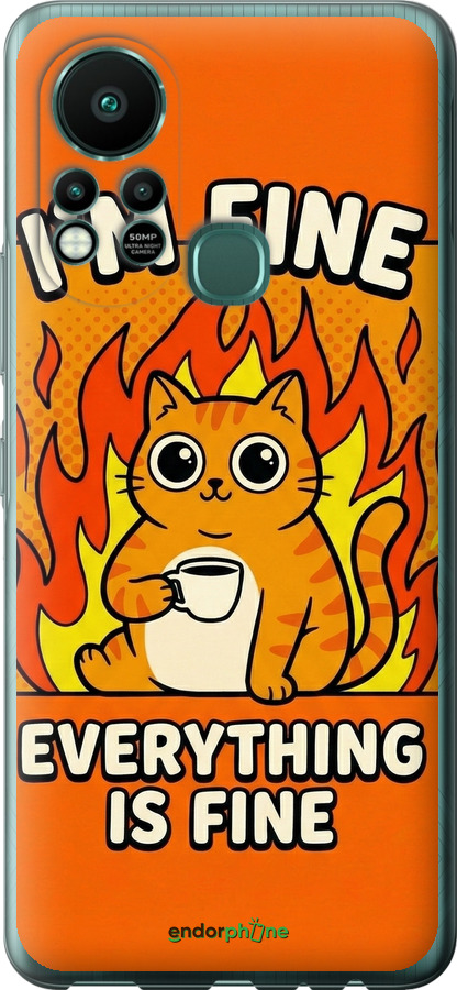 Силіконовий чехол Funny Cat для Infinix Hot 11S - 6786u-2757 изображение 