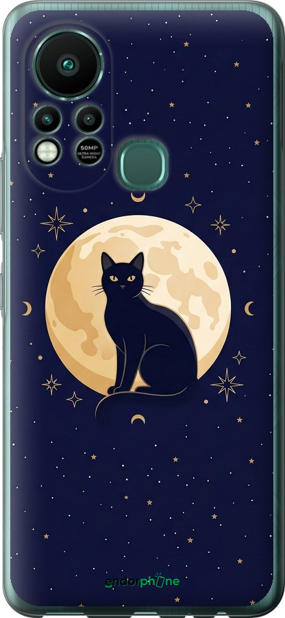 Силіконовий чехол Cute Cat Celestial/Witchy для Infinix Hot 11S - 6787u-2757 изображение 