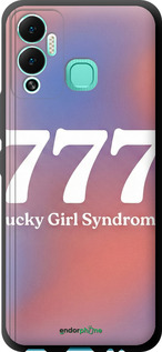 TPU чехол 'Aesthetic Aura Gradient 777 Lucky Energy' для Infinix Hot 12 Play изображение 5