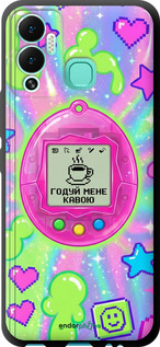 TPU чехол Y2K Aesthetic Retro Pet: Годуй мене кавою для Infinix Hot 12 Play - 6784b-2759 изображение 